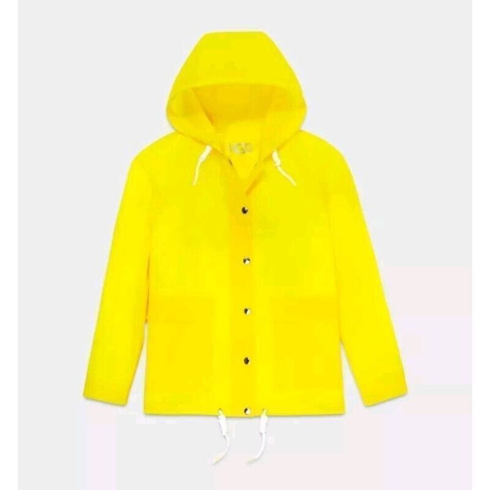 UGG Women’s Hutton Rain Jacket in Yellow Size XL NEW